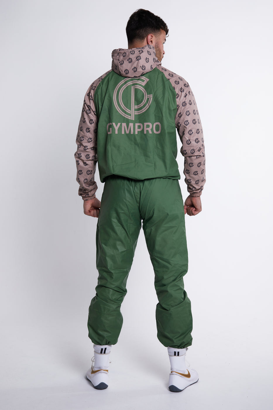 HYBRID PERFORMANCE SWEAT SUIT - GREEN/PRINT