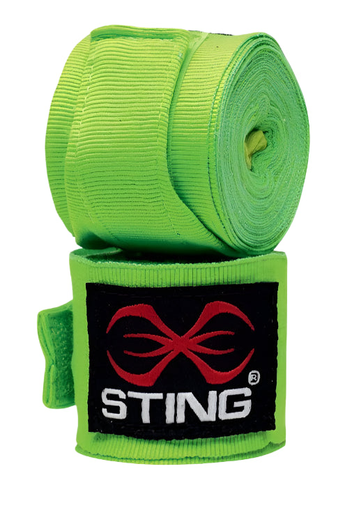 STING AIBA HAND WRAPS NEON 4.5m