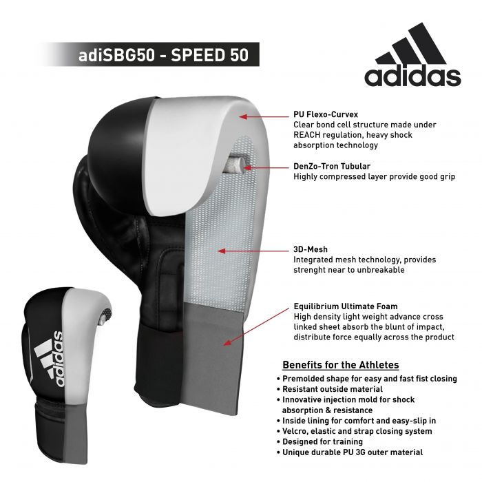 ADIDAS SPEED 50 BOXING GLOVES