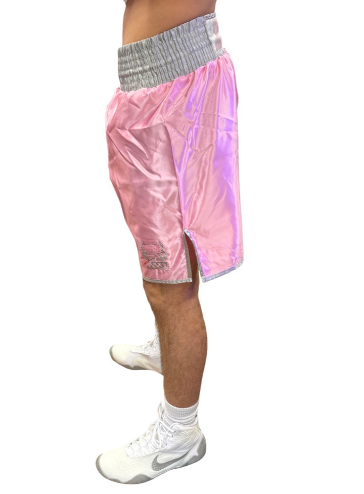 MAD DOGS CONTEST SHORTS PINK/SILVER
