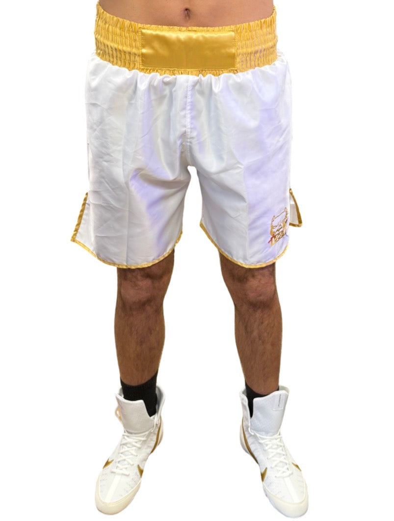 MAD DOG CONTEST SHORTS WHITE/GOLD