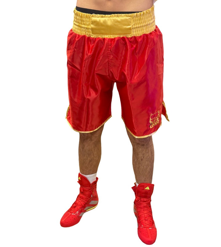 MAD DOGS CONTEST SHORTS RED/GOLD
