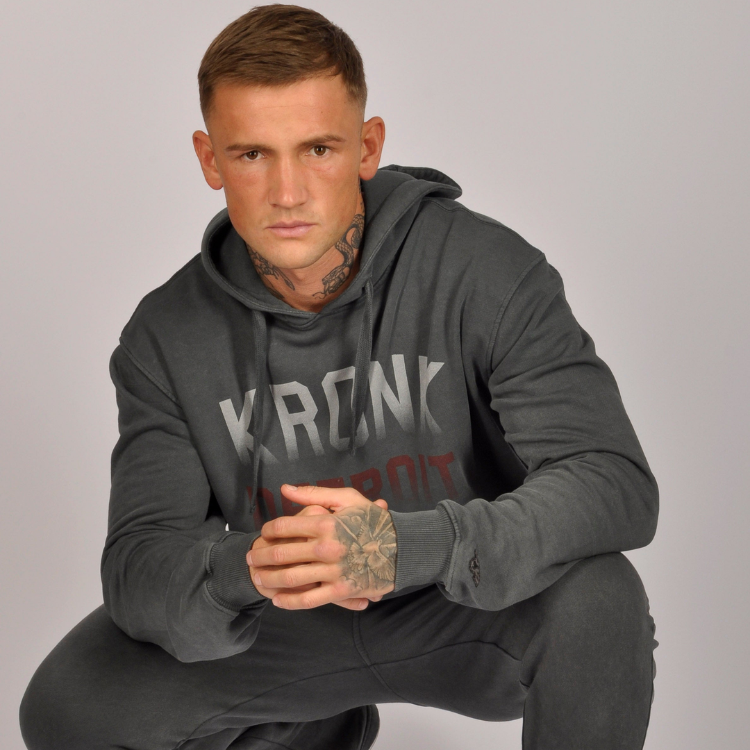 KRONK DETROIT FADED ICONIC HOODIE