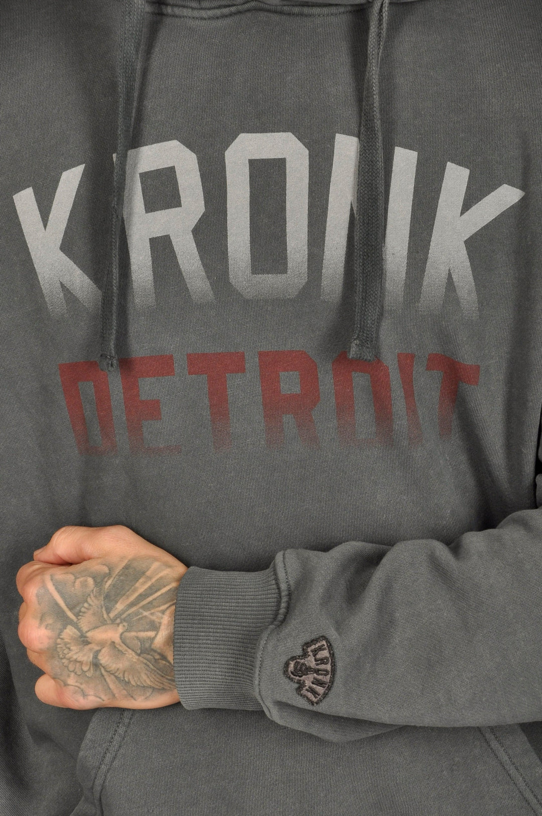 KRONK DETROIT FADED ICONIC HOODIE