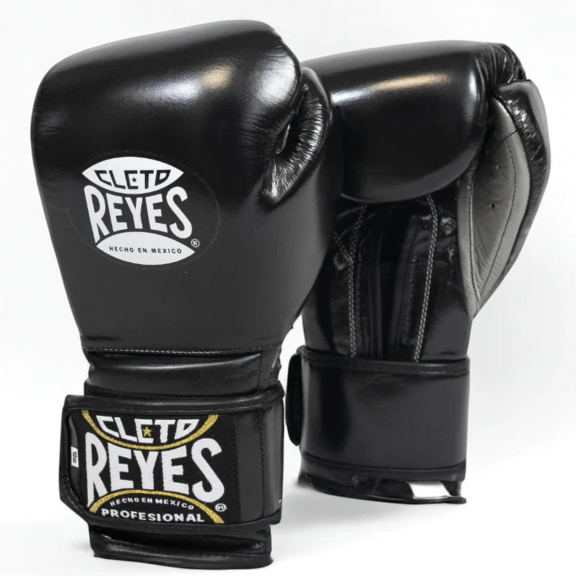 CLETO REYES SPAR GLOVES STRAP BLACK KIDS 8oz