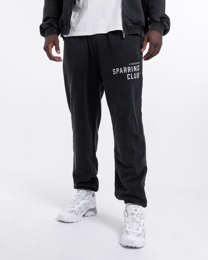 BOX RAW SPARRING CLUB BOTTOMS - WASHED BLACK