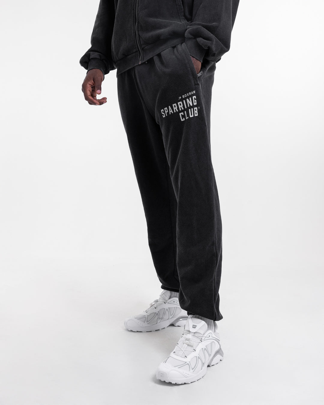 BOX RAW SPARRING CLUB BOTTOMS - WASHED BLACK