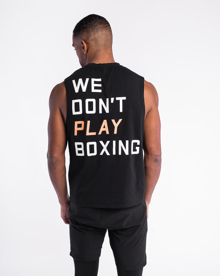 BOX RAW WE DON'T PLAY BOXING MUSCLE TANK