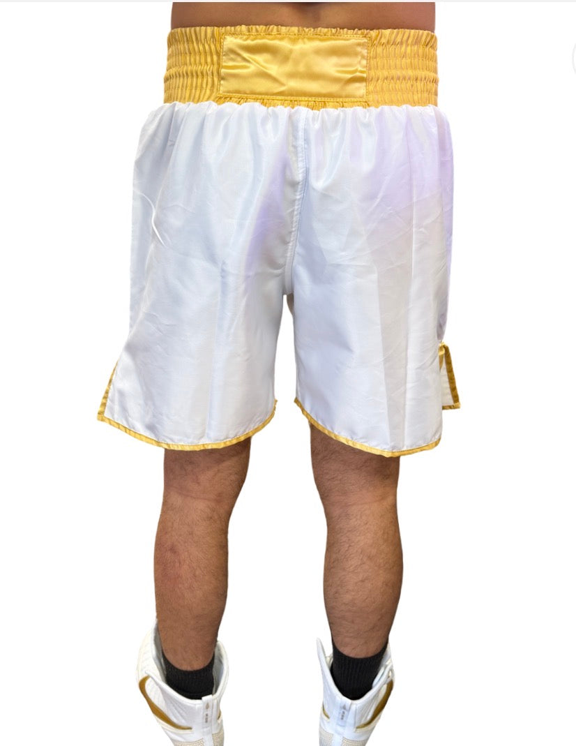 MAD DOG CONTEST SHORTS WHITE/GOLD
