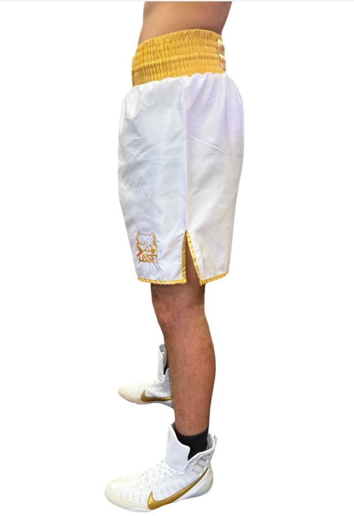 MAD DOG CONTEST SHORTS WHITE/GOLD