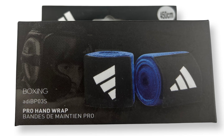 ADIDAS ABA HAND WRAPS 4.5MTR BLUE