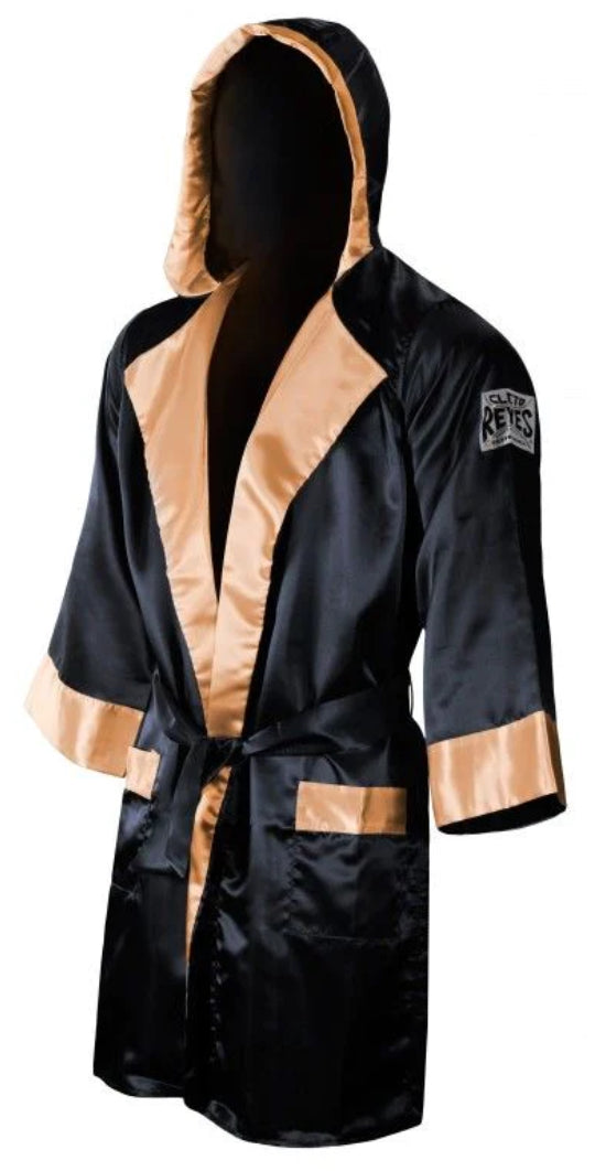 CLETO REYES HOODED SATIN ROBE WAS £149 SUMMER SALE £99.99