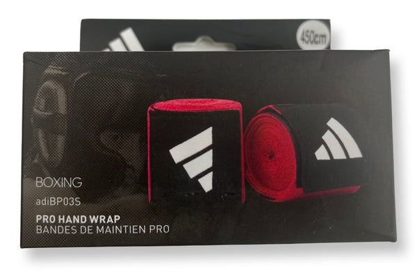 ADIDAS ABA HAND WRAPS 4.5MTR RED