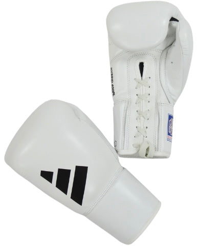 ADIDAS HYBRID 400 BBBC APPROVED LACE BOXING GLOVES