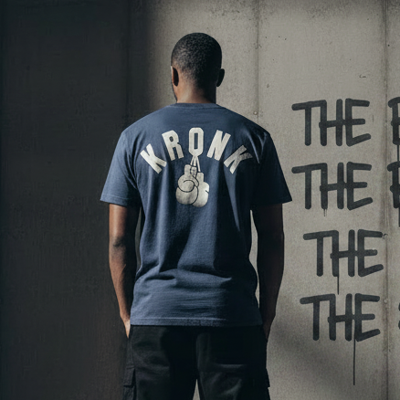 KRONK FADED GLOVES T SHIRT LOOSE FIT
