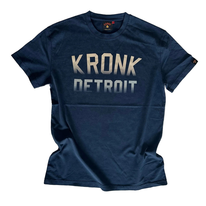 KRONK FADED DETROIT LOOSE FIT ICONIC T SHIRT