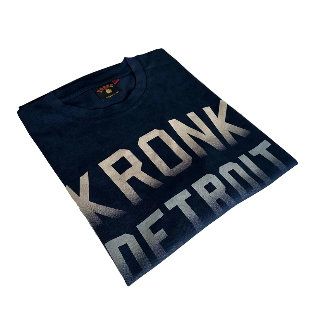 KRONK FADED DETROIT LOOSE FIT ICONIC T SHIRT