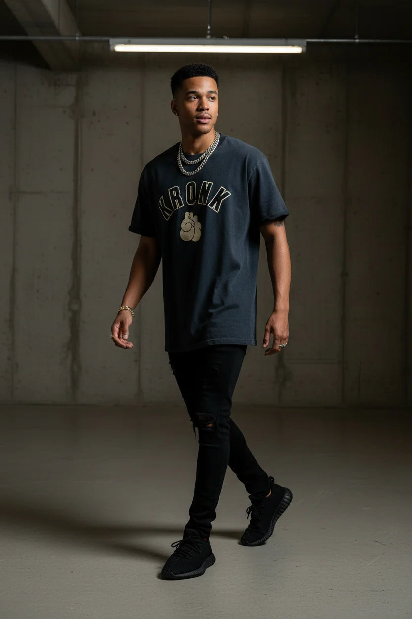 KRONK FADED GLOVES T SHIRT