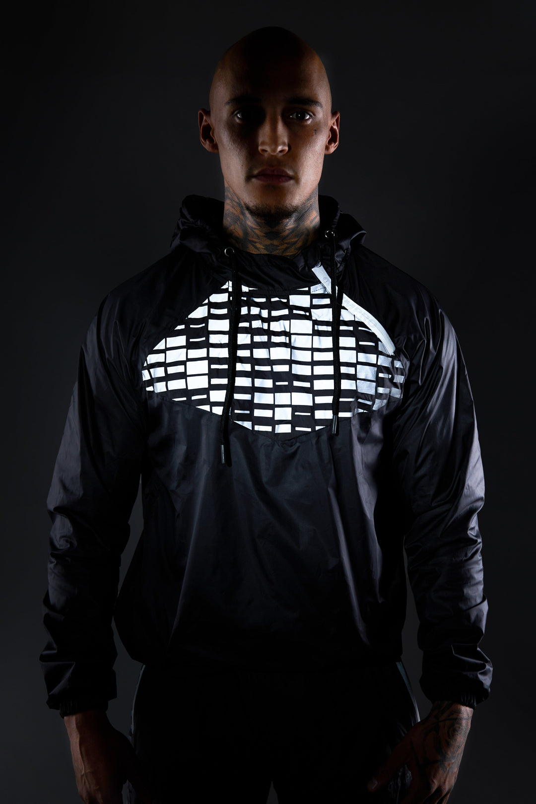 HYBRID PERFORMANCE SWEAT SUIT -BLACK/REFLECTIVE