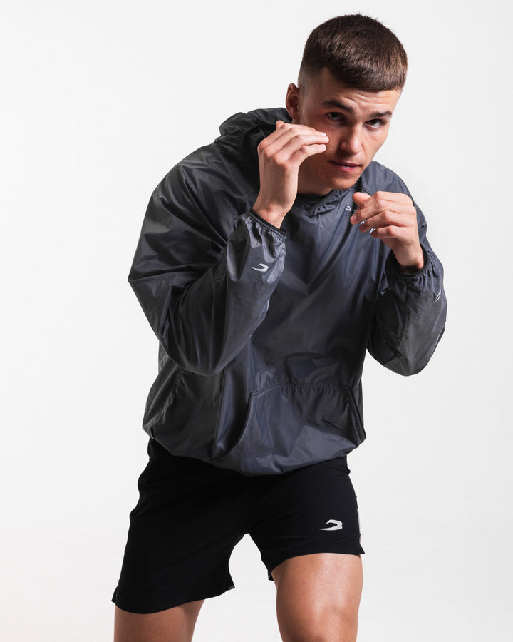 BOX RAW GENARO OVERSIZED WINDBREAKER HOODIE