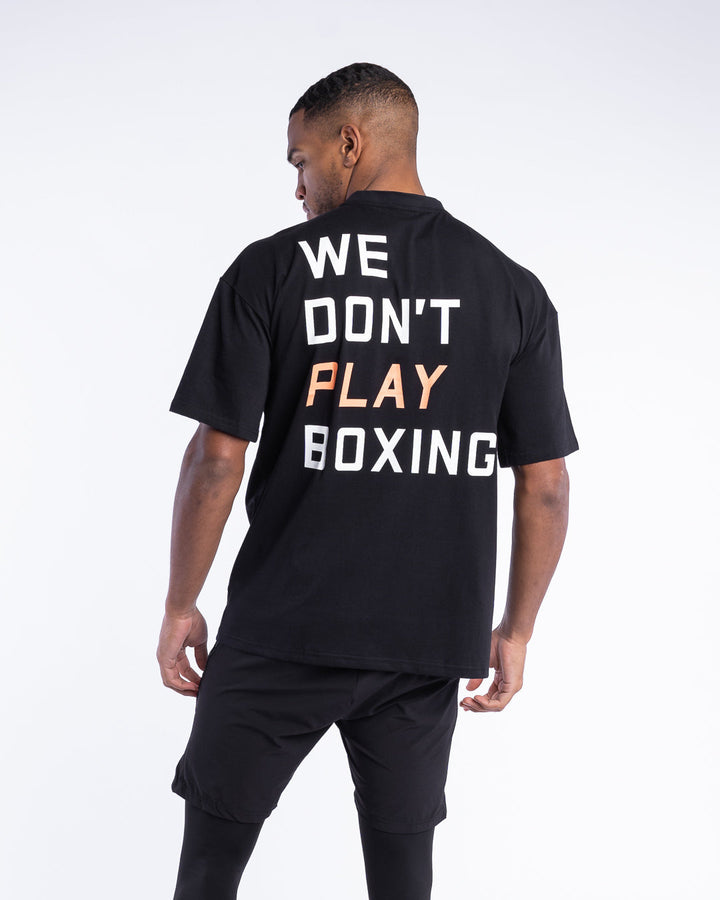 BOX RAW WE DON'T PLAY BOXING OVERSIZED T-SHIRT