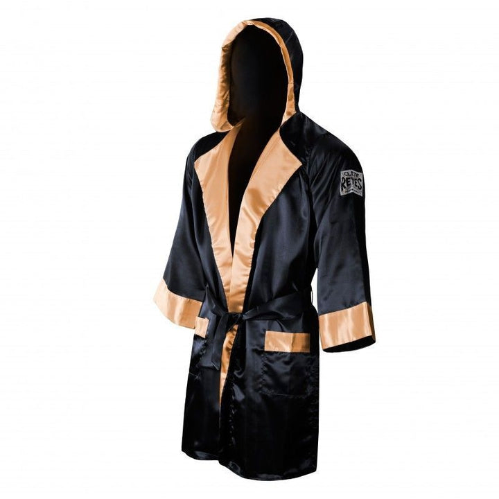 CLETO REYES HOODED SATIN ROBE WAS £149 SUMMER SALE £99.99