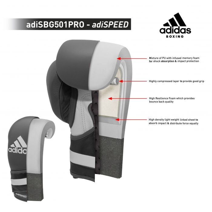 ADIDAS ADISPEED BOXING GLOVES