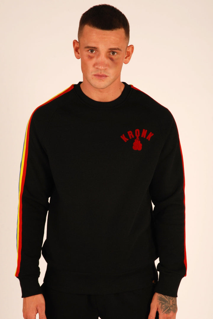 KRONK STRIPED SWEATSHIRT