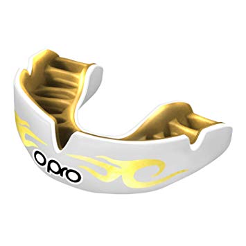 OPRO POWERFIT BLING WHITE/GOLD
