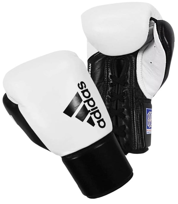 ADIDAS HYBRID 400 BBBC APPROVED LACE BOXING GLOVES