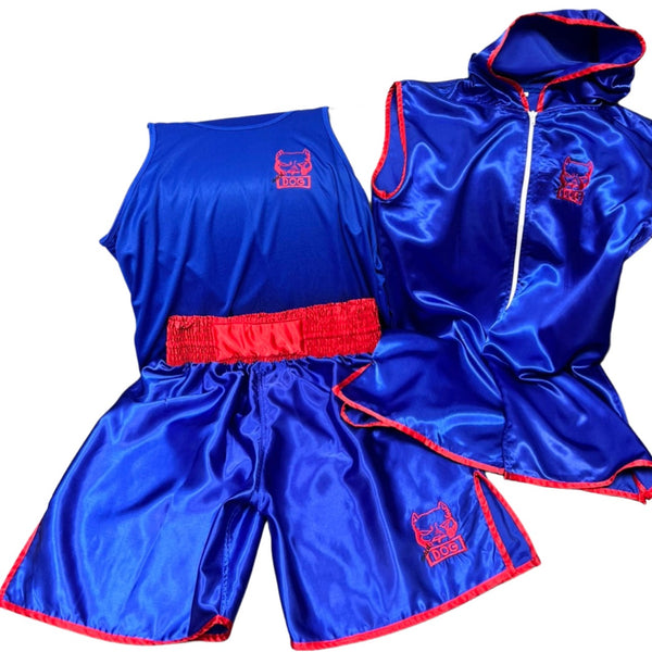 MAD DOG'S RING-WEAR SET BLUE/RED