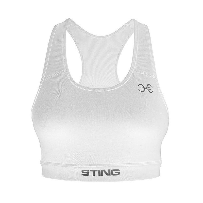 STING FEMALE CHEST PROTECTOR WHITE